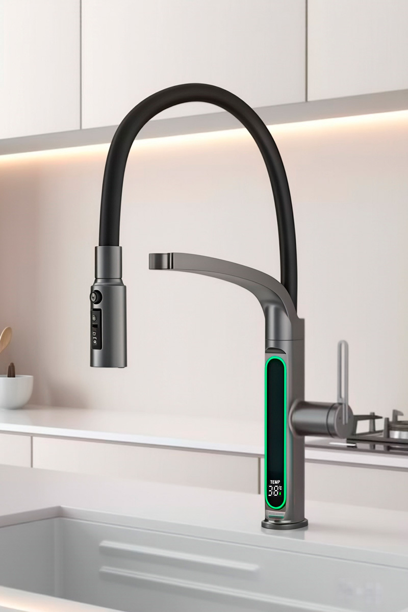grifo de cocina inteligente sin tocar
