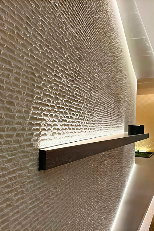 Piedra flexible PU blanco