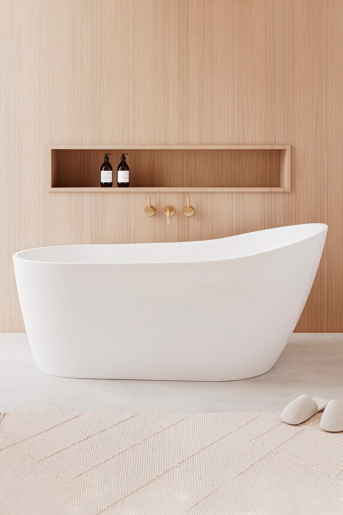 tinas para baños de lujo blanco